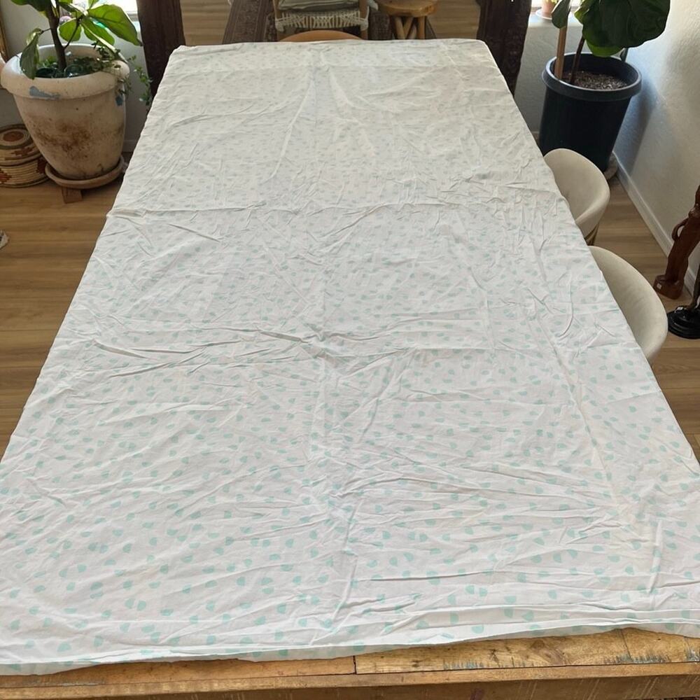 Crate & Barrel Kids Organic Cotton Twin Size Sheet Set Half Moon